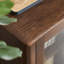Vitrine simple en bois massif