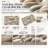 CNK Tile Java Tan And White And Grey Standing Pebble