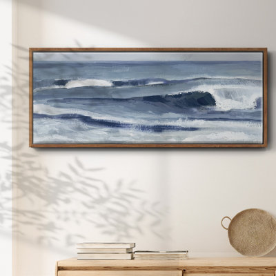 Surf Spray I- Framed Canvas