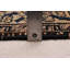 Tapis de couloir unique en laine bleu marine 3 pi 7 po x 11 pi Yuleimy