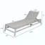 Chaise longue d'extérieur en bois d'acacia durable avec positions réglables pour une détente ultime et un design élégant-1203274004