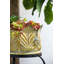 Ensemble de 2 pots à fleurs en métal avec pieds en fer