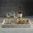 Canaria Petals Natural Fiber Raffia Serving Tray