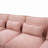 UNITED WE WIN 106" U Shape Sectional Sofa Cloud Couch For Living Room, Upholstery Comfy Modular Sofas, 4 Seat Chenille U-Shaped Sleeper Sofa With Chaise Lounge, Ottoman & Pillows-1084435969