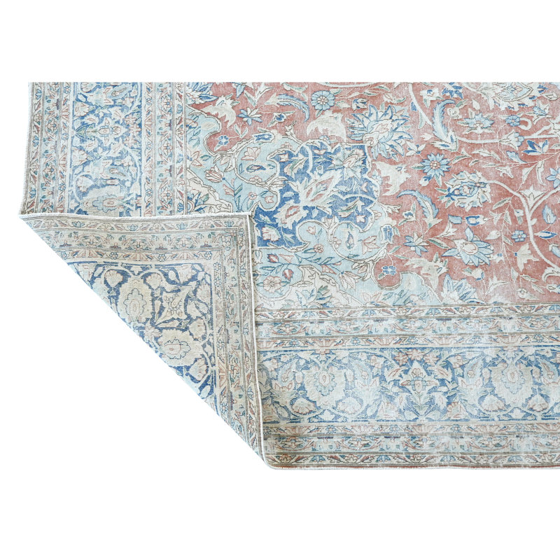 One-of-a-Kind Rectangle 9'7" x 13'5" Hand Knotted Area Rug