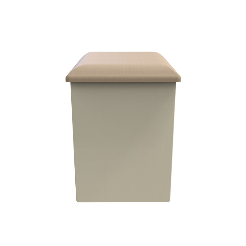 Fully Assembled Murier Dressing Table Stool, Cream Ash