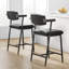 Faux Leather Accent Chair-1678756732