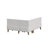 Ehrhart Tufted Back Grey Backless Corner Nook