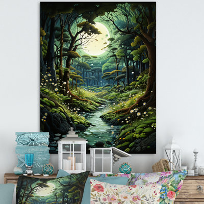 Forest Enchanted Forest Pastoral I - Forest Framed Art