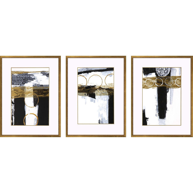 «Ciresica The Studio Neo Moderne II S / 3» par Jardine - ensemble de 3 cadres photo