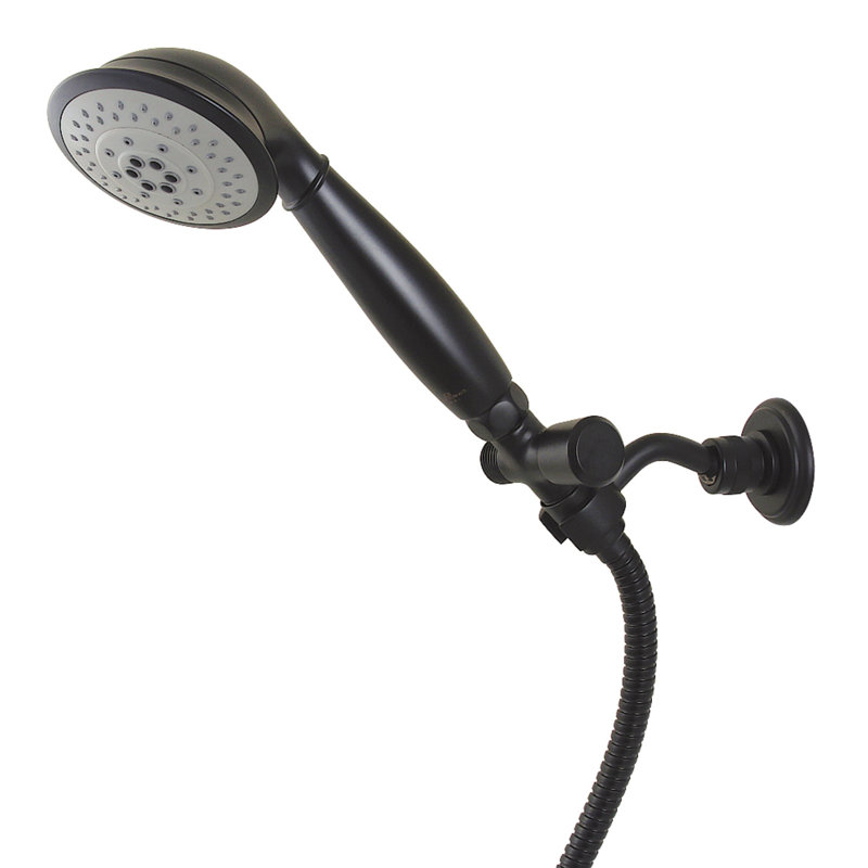 Kingston Brass Showerscape Multi-Function Hand Shower Kit, Matte Black