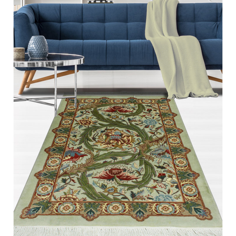 Tapis de couloir pak-persan Elif Lt. Green