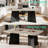 Dining Table for 6-8 People - 63" Modern Long Kitchen Table with Large Tabletop & Heavy Duty Pedestal Legs, Dinner Table for Kitchen, Conference Room, Home