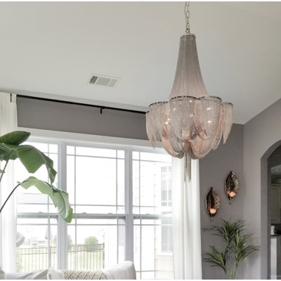 Brenda 10 - Light Dimmable Empire Chandelier