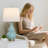 Conyers 26.5" Modern Ceramic Table Lamp with 3-Way Dimming and USB Port for Living Room and Bedroom-1396266213