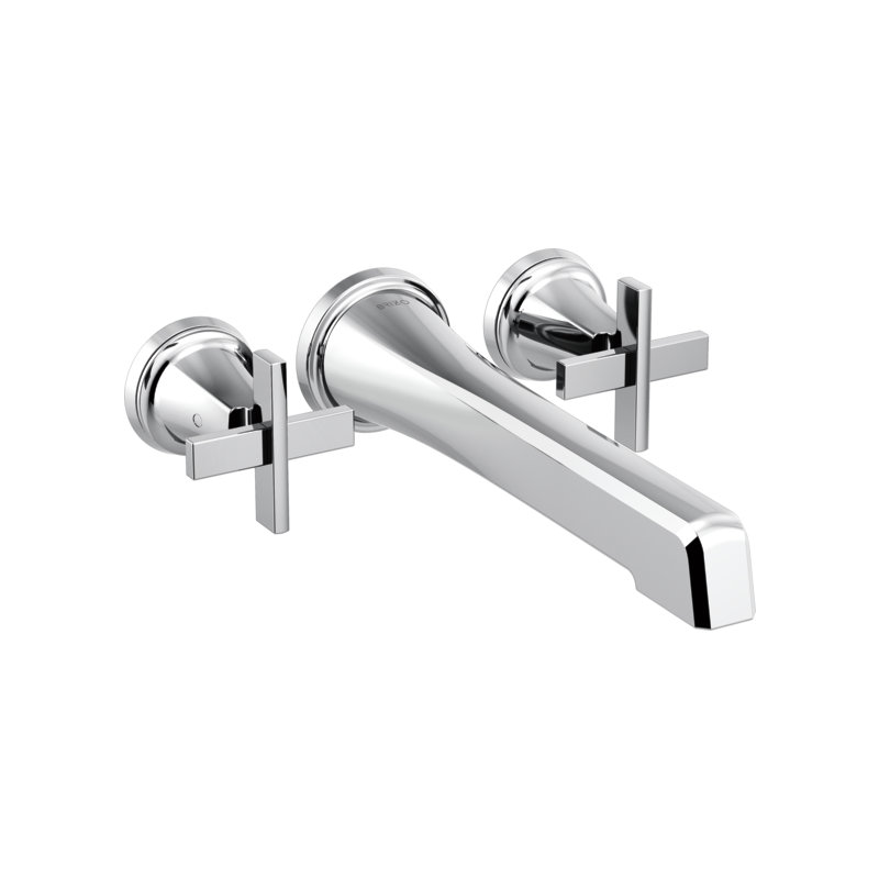 Levoir Two-Handle Wall Mount Tub Filler