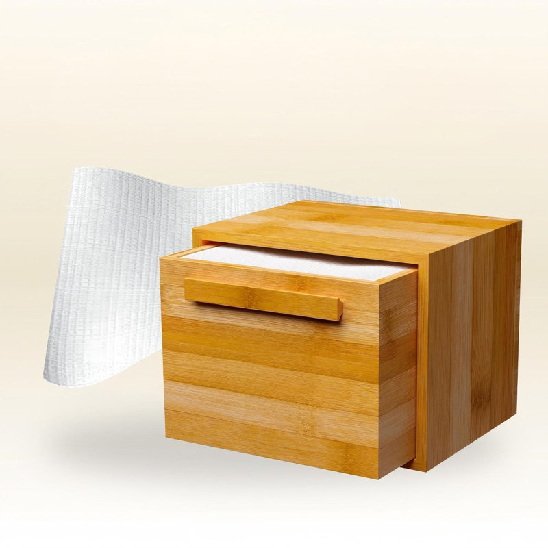 Bamboo Bathroom Storage Container Bathroom Tray Tumbler