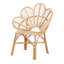 Kiger Modern Bohemian Rattan Flower Chair