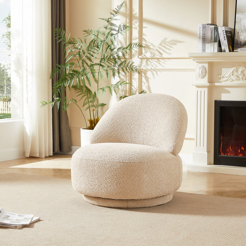 Chaise d'appoint pour le salon avec fonction pivotante