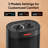 Small Space Heater for Indoor Use, 1000W/700W Portable Electric Ceramic Heater with Tip-Over and Overheat Protection, Quiet Personal Desk Heater for Office, Bedroom and RV