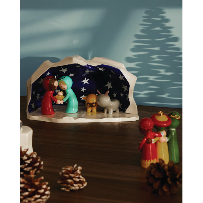 Happy Eternity Baby Crib W Nativity Set