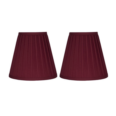 Abat-jour empire en soie / shantung 8 po H (araignée)