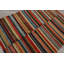 One-of-a-Kind 4'2'' X 6'2'' New Age Wool Area Rug in Blue/Beige/Orange/Green