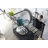 Tower Yamazaki Home Two-Tier Adjustable Dish Drainer Rack, Utensils Holder, Steel, Draining Spout-57046572