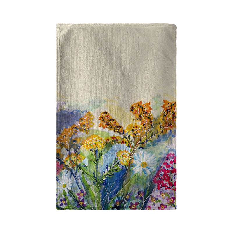 Serviette de plage à fleurs sauvages Miyu
