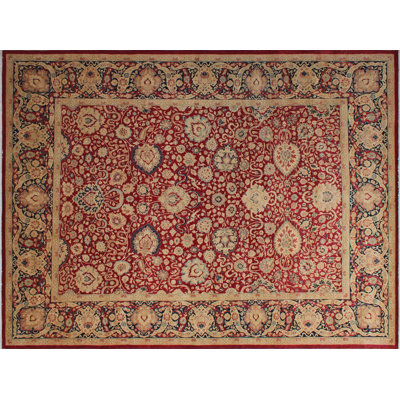 Clearman Wool Oriental Indoor Rug