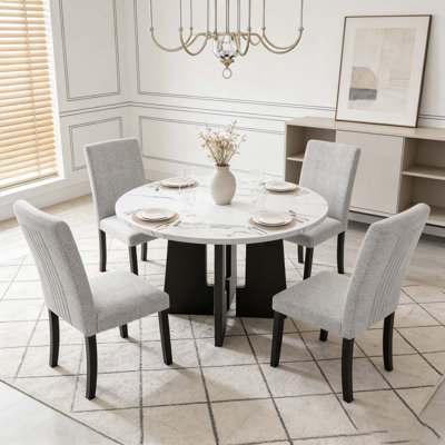 5-Piece Round Dining Table set