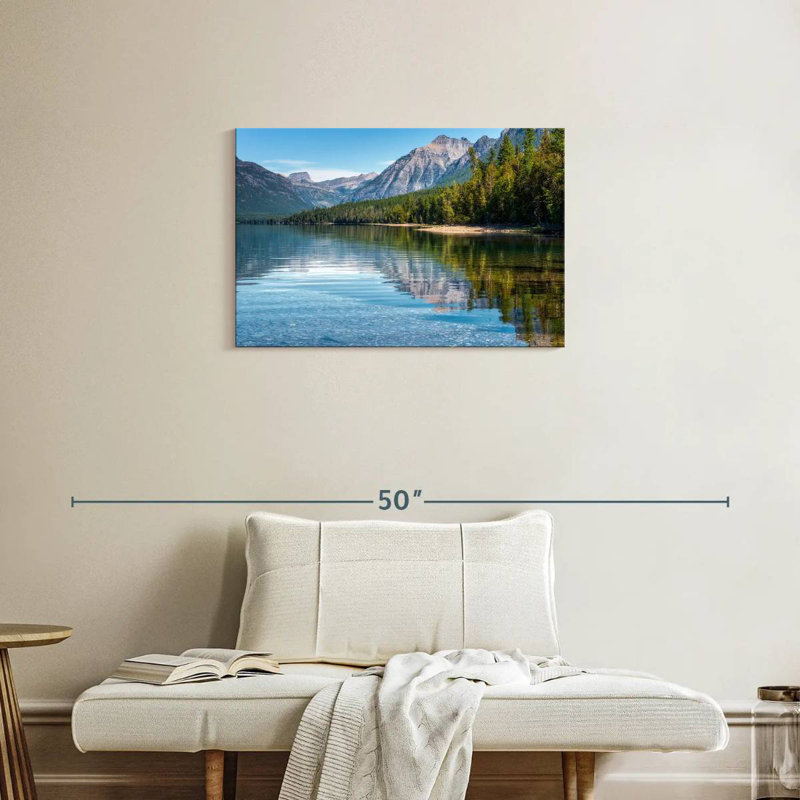 Kerrick Trees By Lake McDonald, 20" H x 30" W
