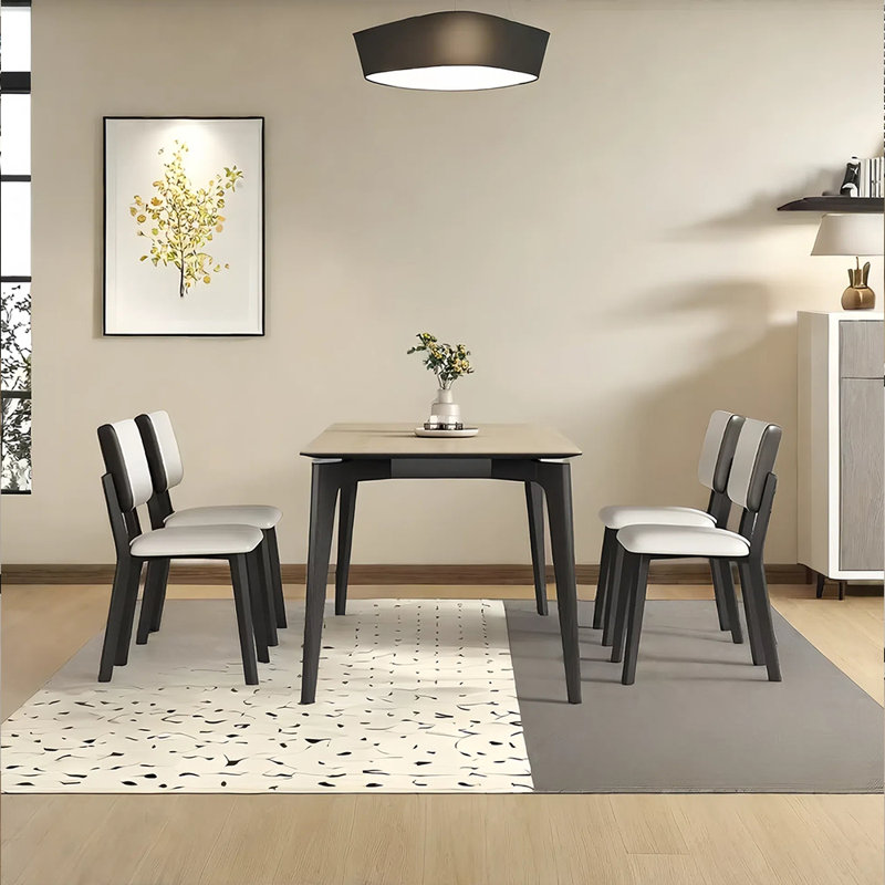 Ensemble de table et de chaises élégantes, H 29,52 po x L 70,86 po x l 31,49 po