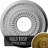 Endurathane Lauren Ceiling Medallion, 20 5/8"OD x 6 1/4"ID x 1 3/8"P (Fits Canopies up to 6 1/4"), Hand-Painted Gold Finish-28579243