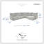 Canapé modulaire inclinable électrique 6 pièces Achernar-1300335214-1300335219
