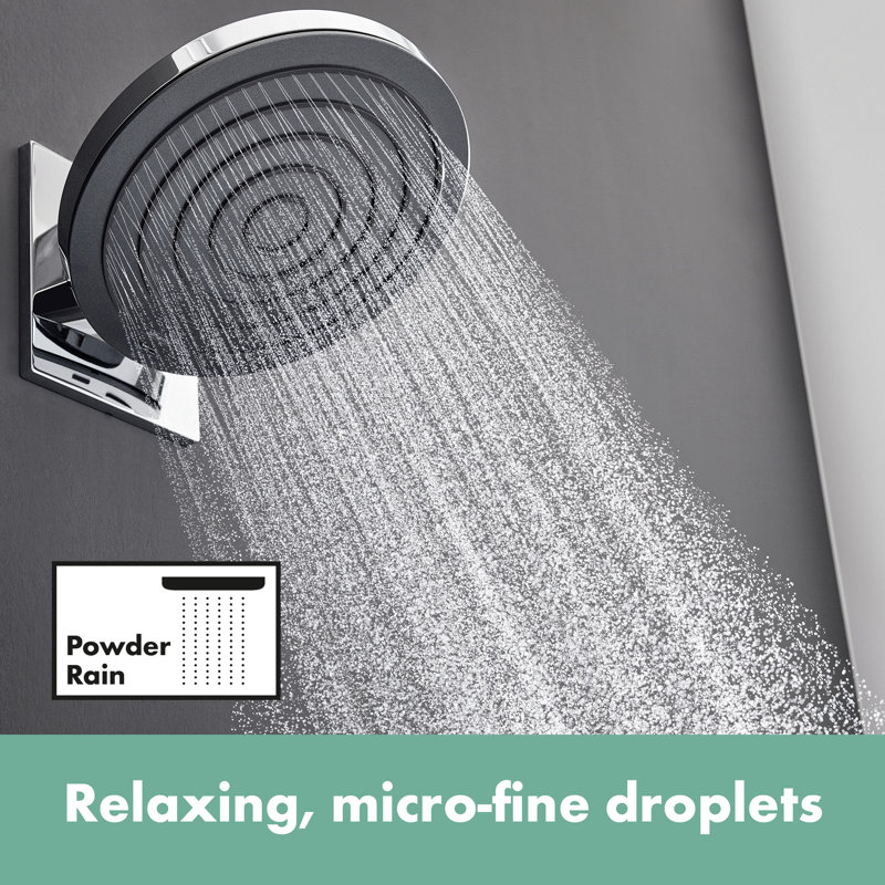 hansgrohe Pulsify S Showerhead 260 1-Jet, 2.5 GPM, Brushed Nickel