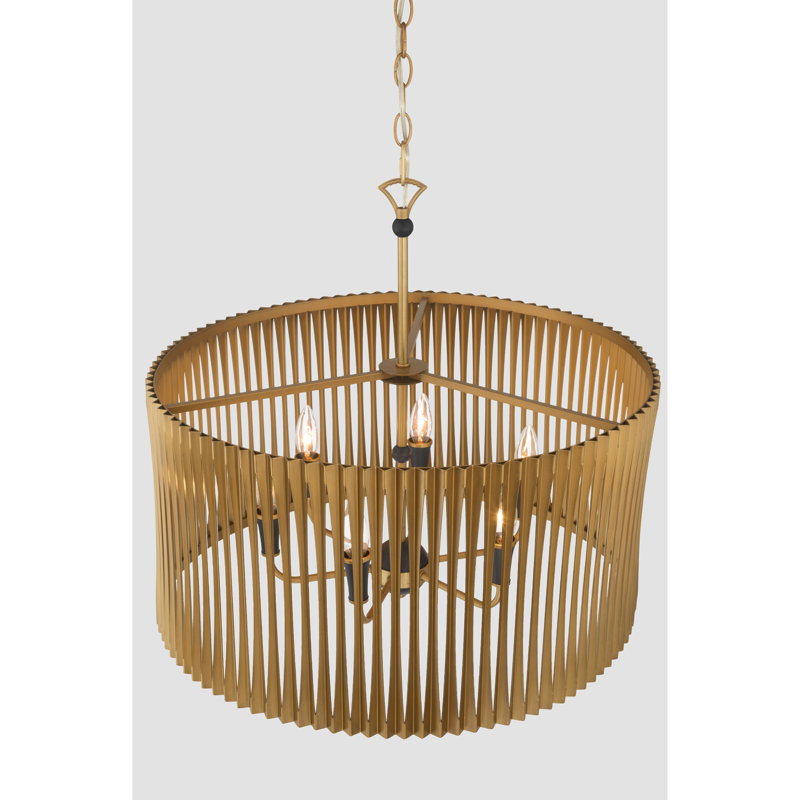 Luminaire suspendu 6 lumières 24 po Aven