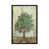 Toile encadrée de bois rustique foncé