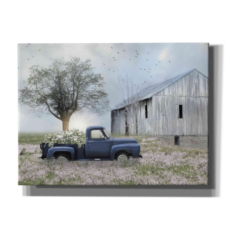 «I Must Have Flowers» par Lori Deiter - photographie sur toile tendue, H 40 po l 54 po x P 1,5 po