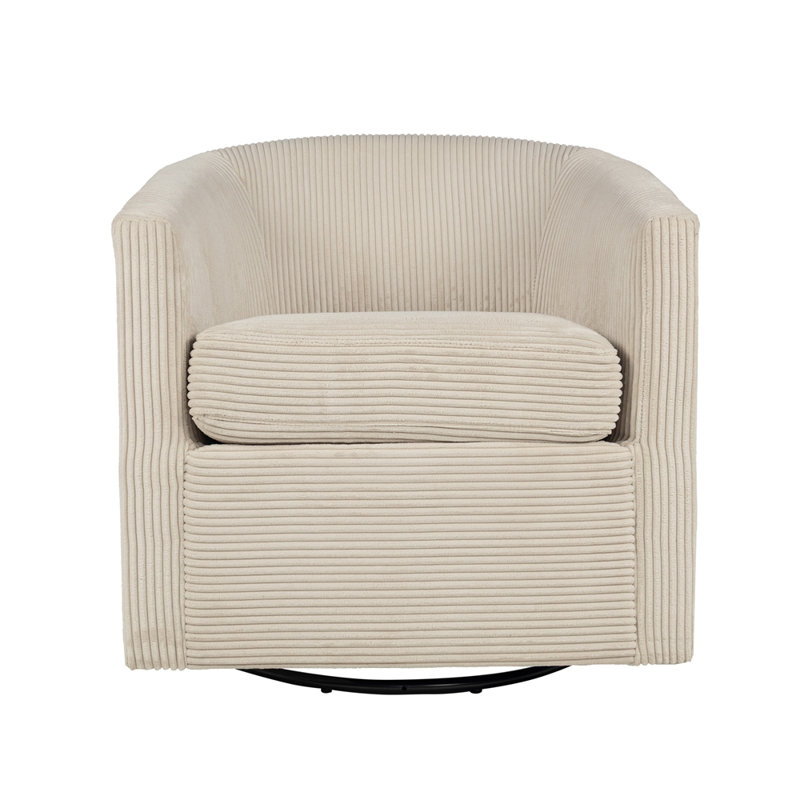 Chaise en velours côtelé 1 pièce