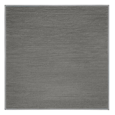 Machine Washable Solid Gray Area Rug