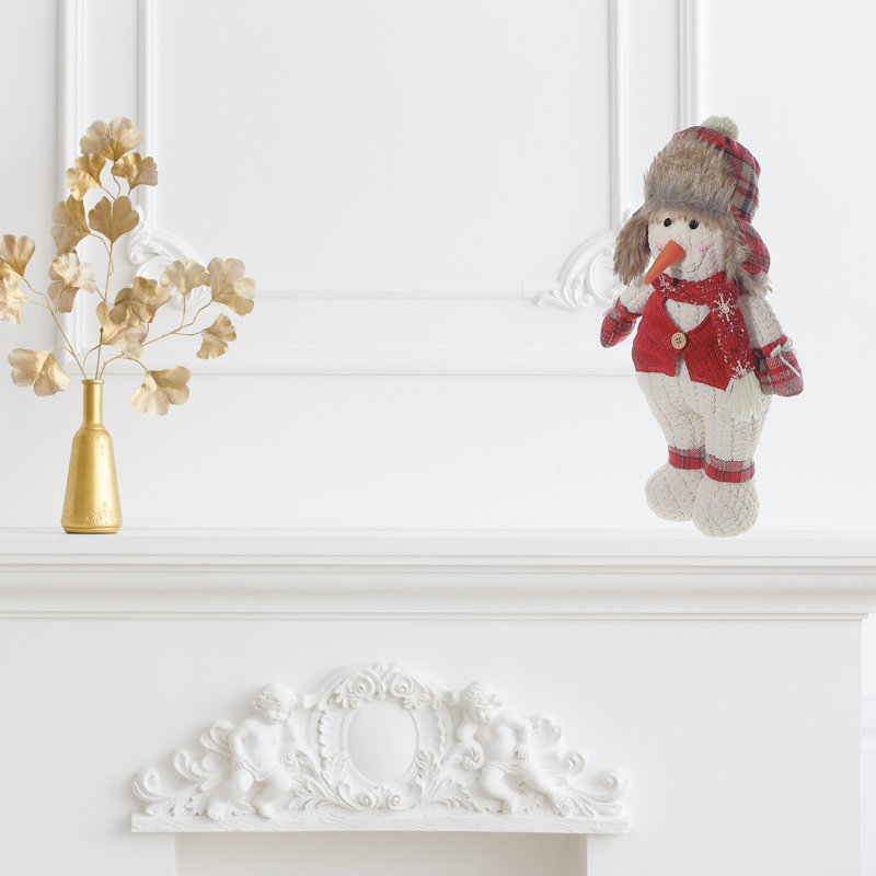 Bonhomme de neige en peluche