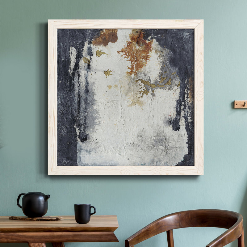 Toile encadrée Oriental Garden I-Premium - prête à être accrochée, Cadre blanc, H 17 po x l 17 po x P 1 po