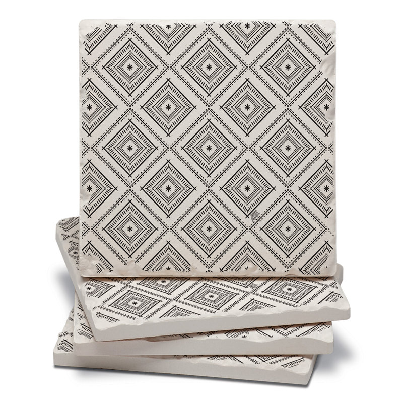 Ensemble de 4 sous-verres Botanical Farmhouse