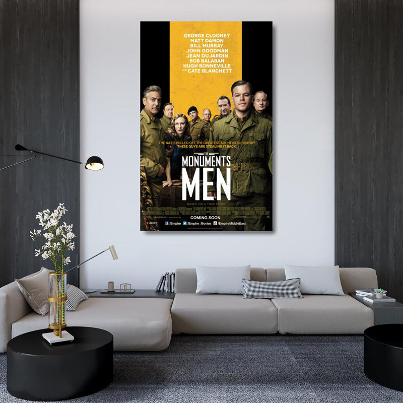 The Monuments Men, H 48 po x l 30 po