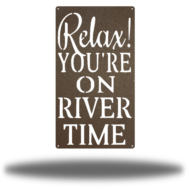 Swarttz Steel Wall Decor, 18" H x 9.75" W x 0.06" D, Brown