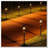 Solar Powered Integrated LED Metal Outdoor Floor Lamp