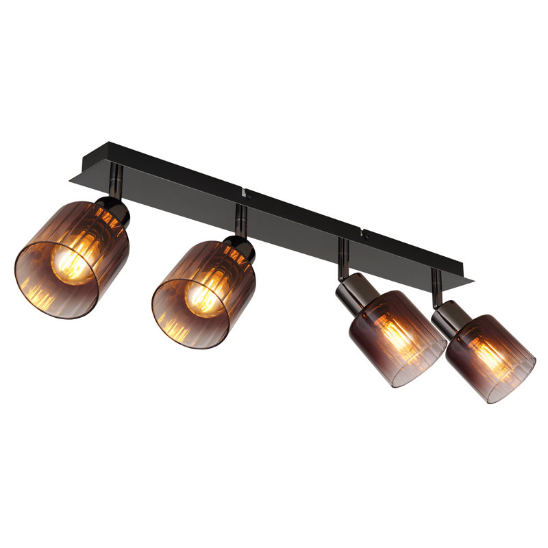 Glass Spotlight, Satin black