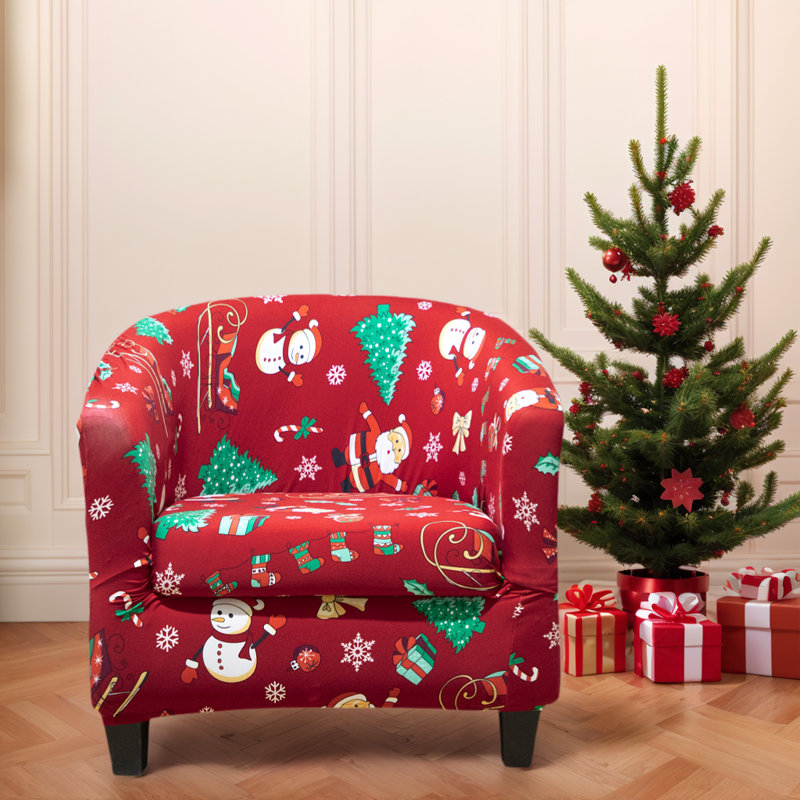 Housse pour fauteuil club Santa's Stretch