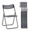 Metivier Plastic Stackable Folding Chair Folding Chair Set-2138481671
